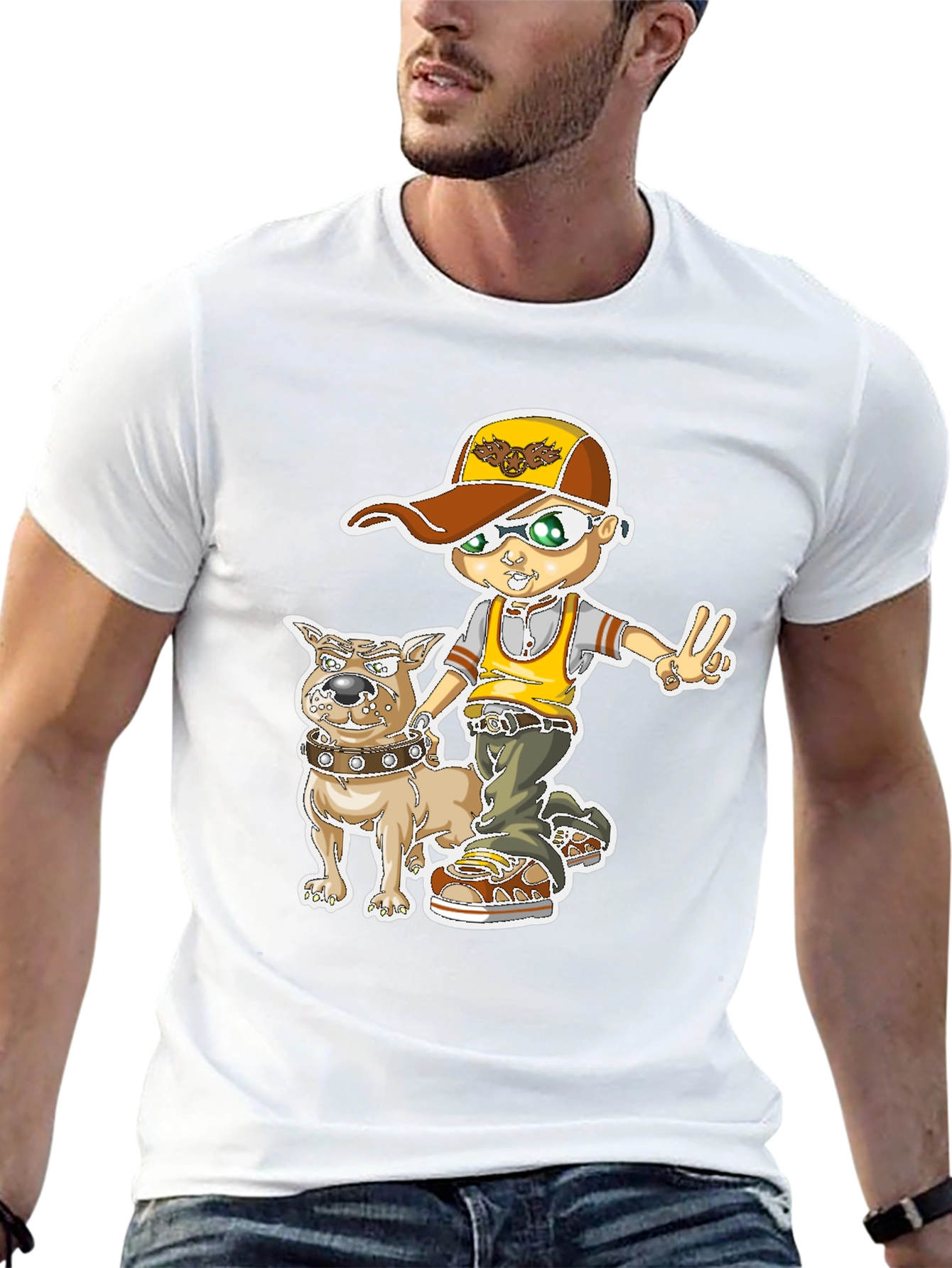 Cartoon Graphic T-Shirt