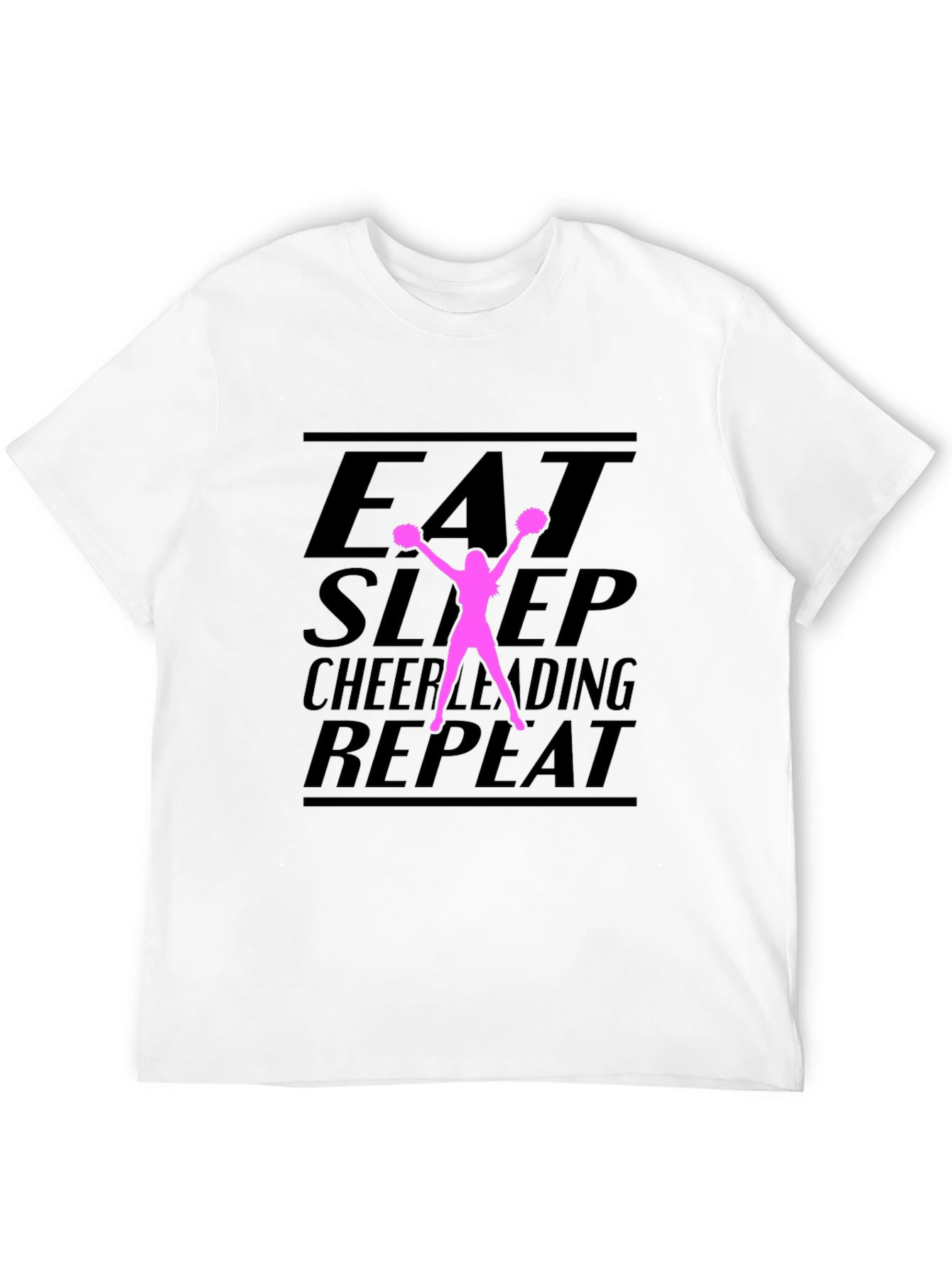 Eat Sleep Cheerleading Repeat T-Shirt