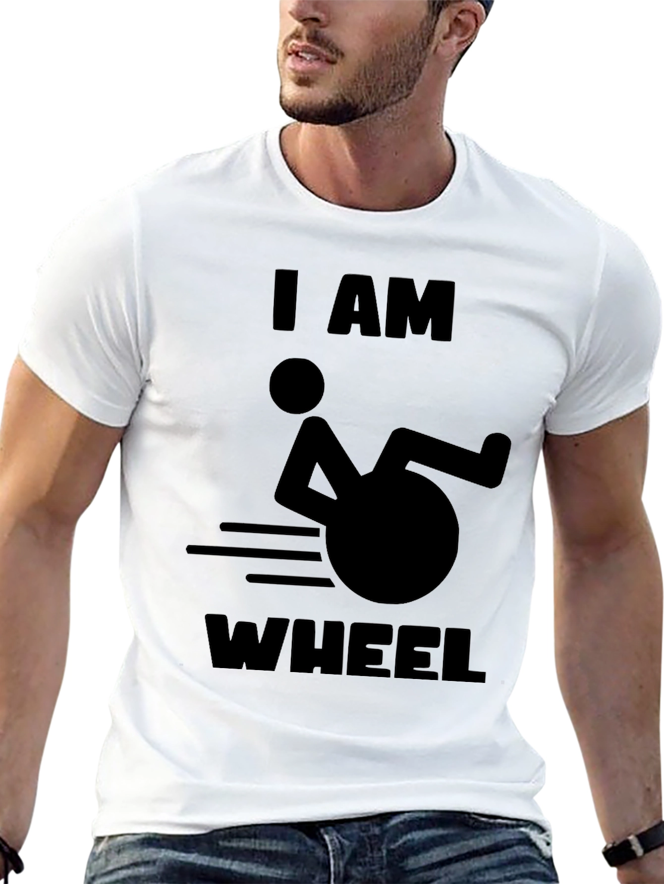 I AM WHEEL T-Shirt - Humorous Design