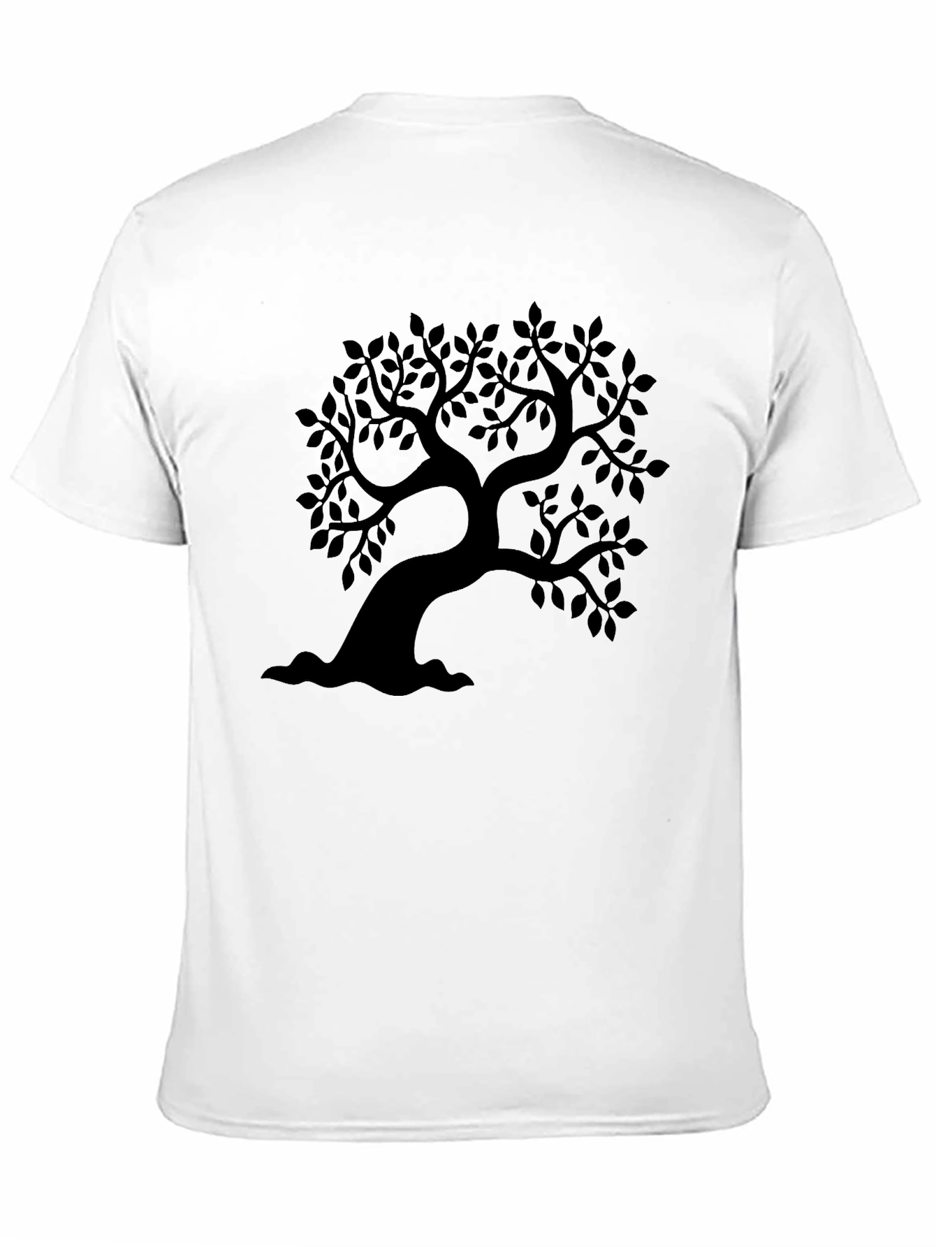 Black Tree Graphic Tee - Nature Inspired Menswear