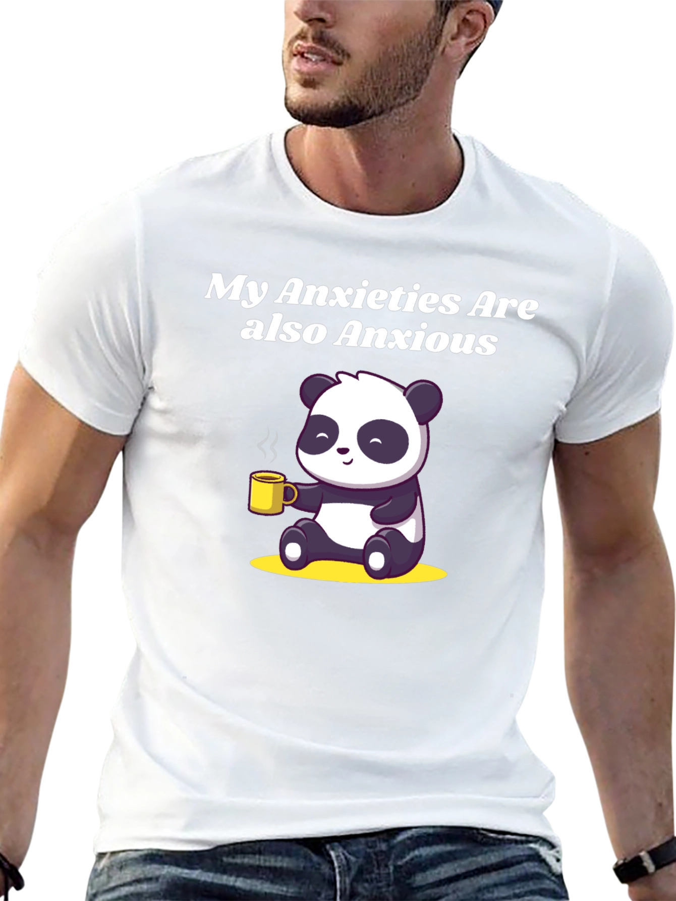 Anxious Panda Graphic Tee