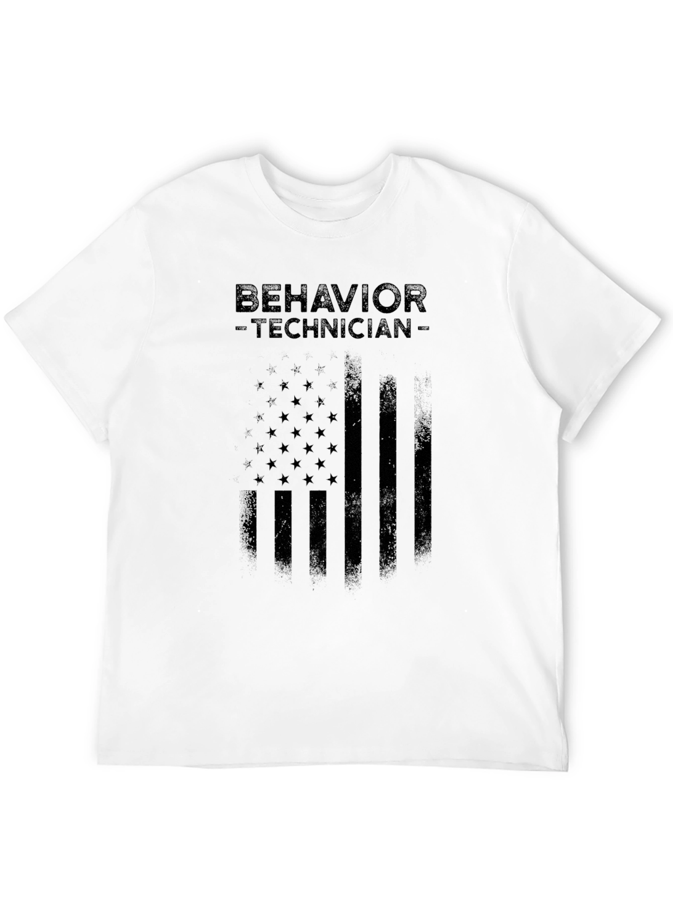 Behavior Technician American Flag T-Shirt
