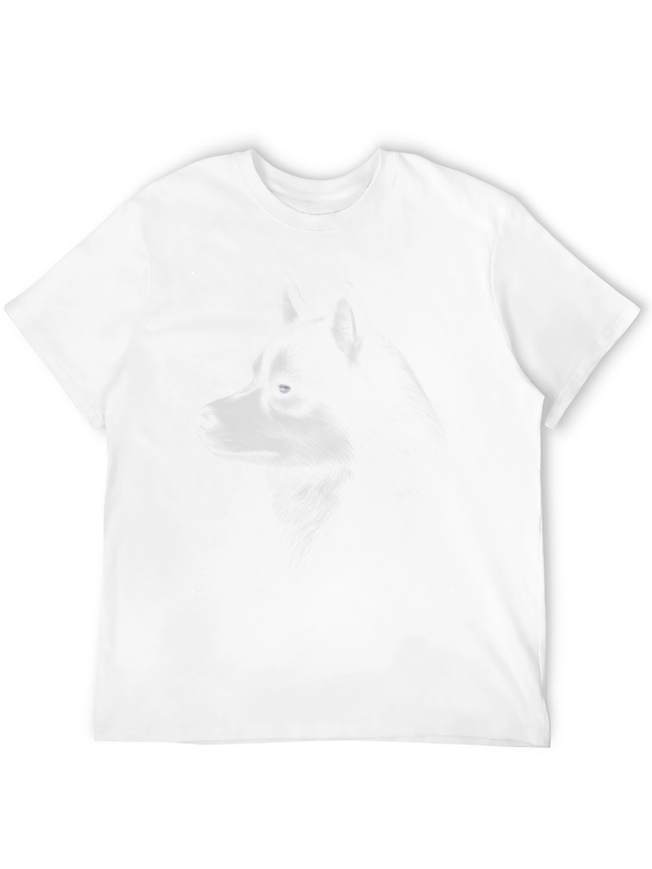 Black Wolf Graphic T-Shirt - Mens Fashion