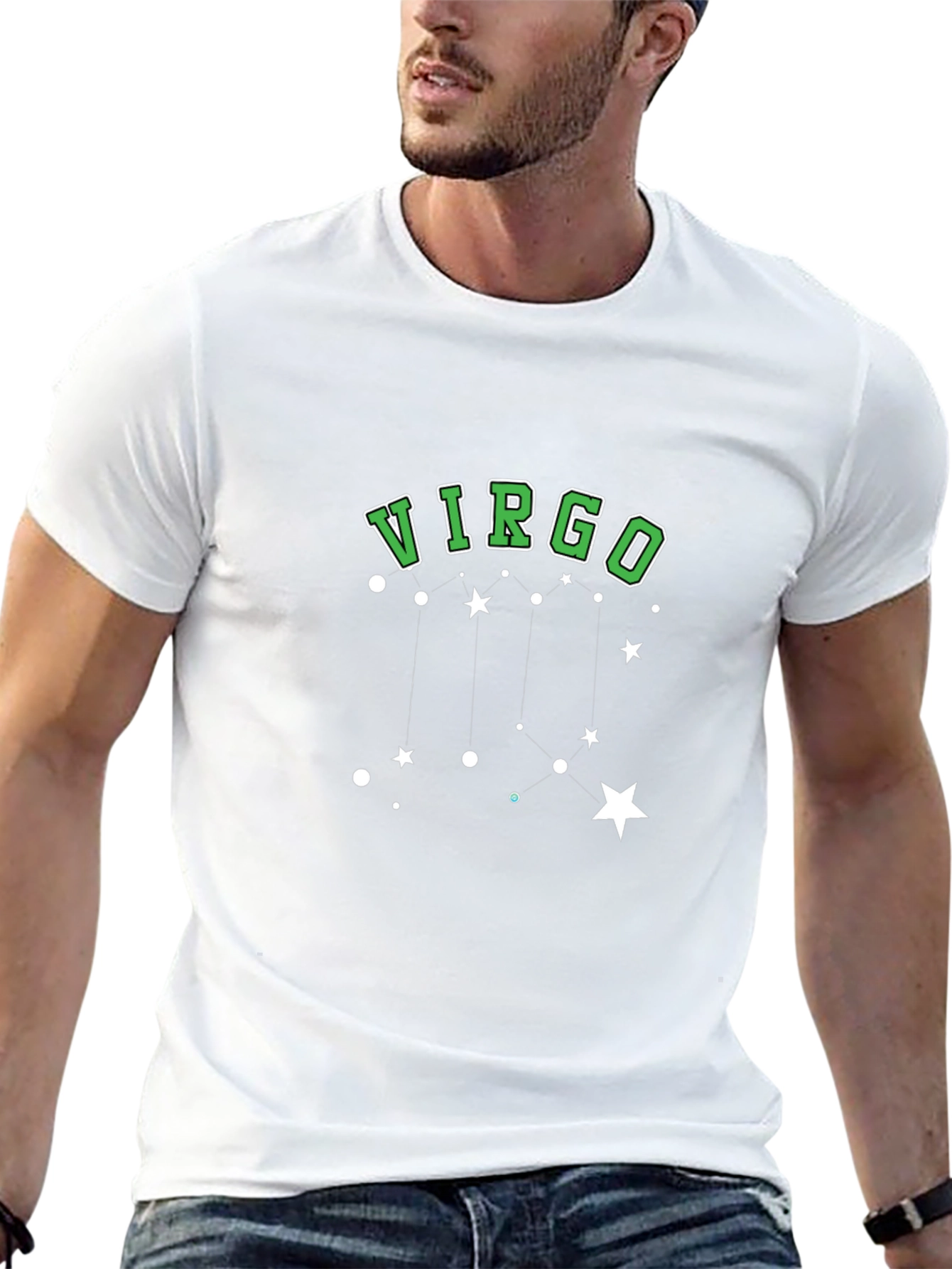 Virgo Constellation Graphic Tee - Zodiac Sign Shirt