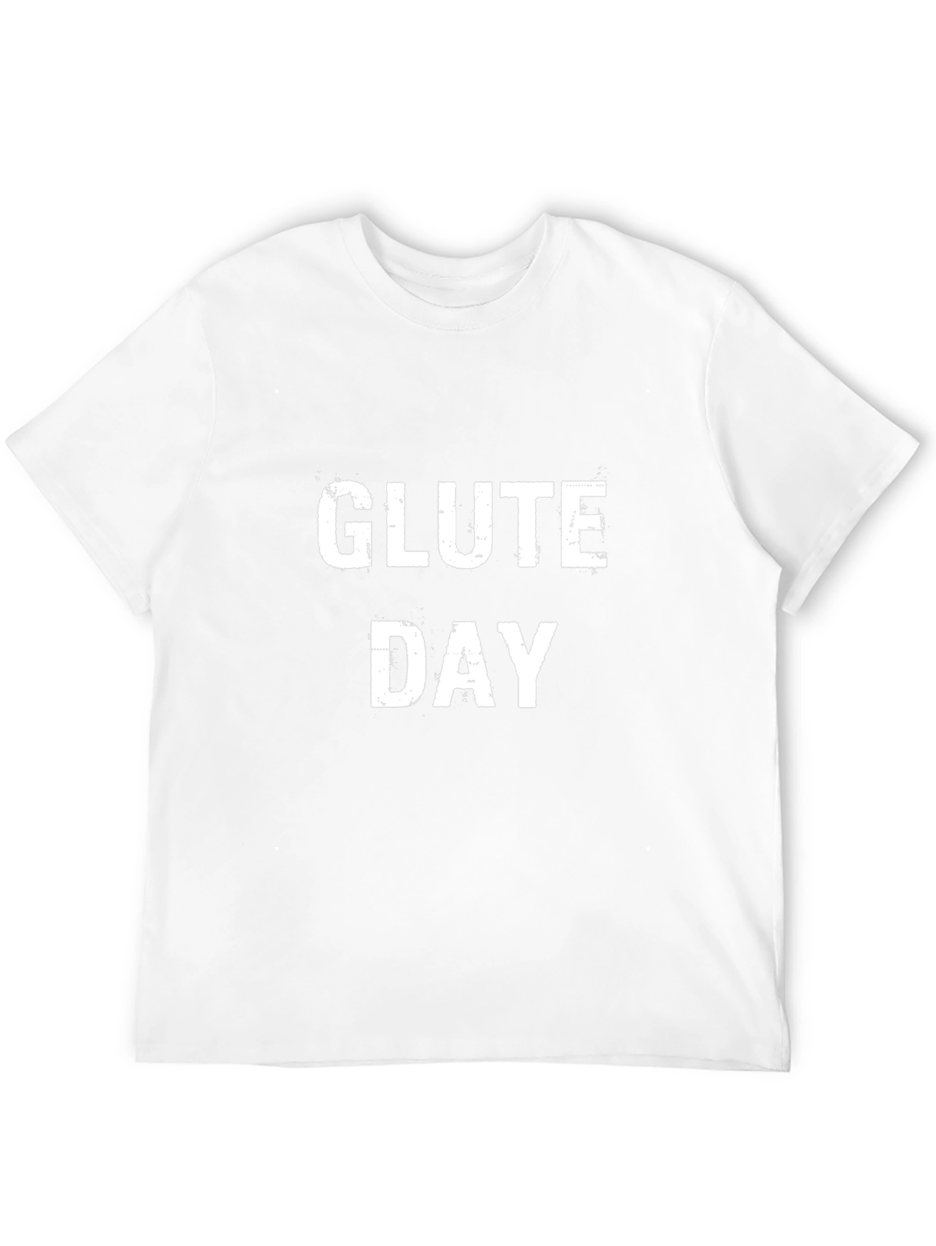 Glute Day Graphic Tee - Black Cotton T-Shirt