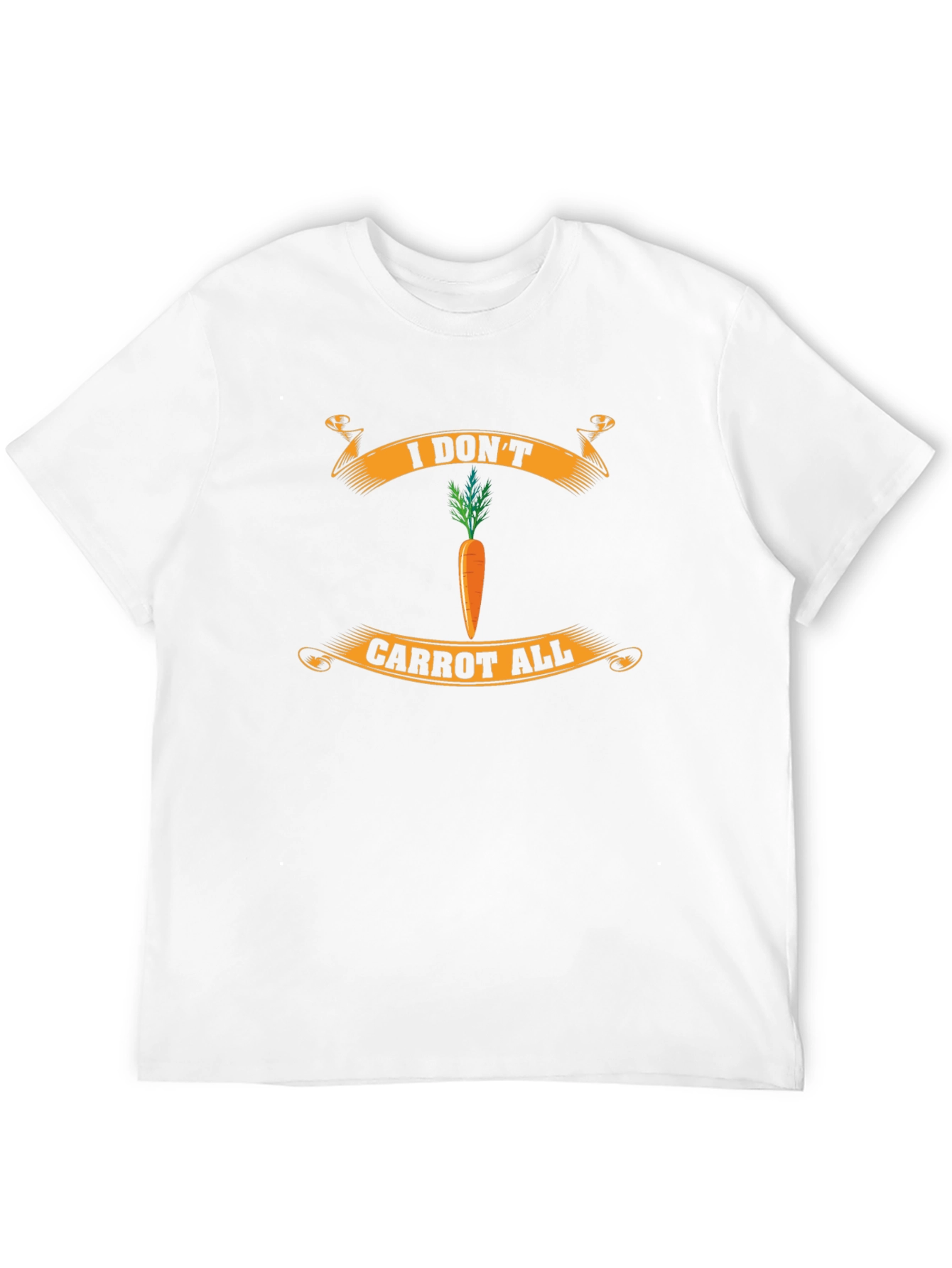 I Dont Carrot All T-Shirt Funny Carrot Graphic Tee