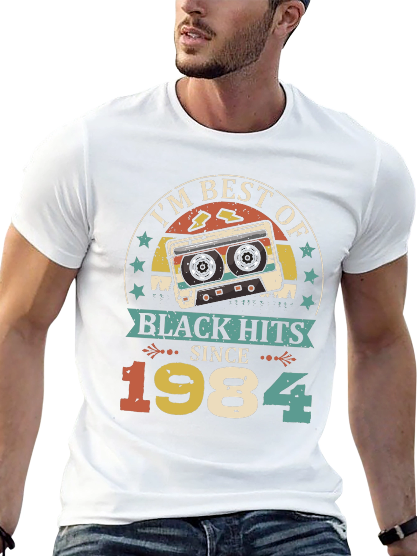 Retro Best of Black Hits Since 1984 Graphic Tee