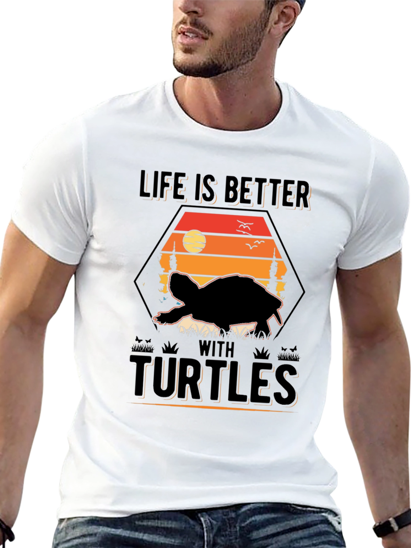 Life Is Better With Turtles Graphic Tee