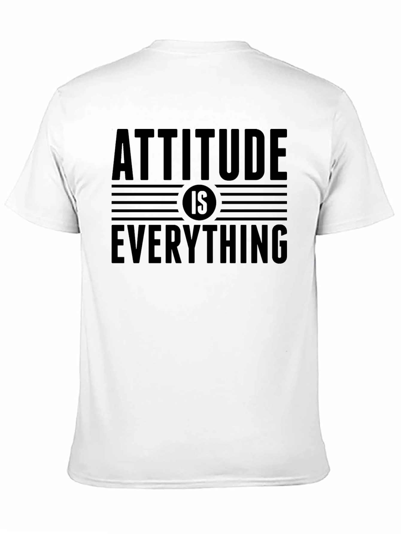 Attitude Is Everything Black Graphic Tee
