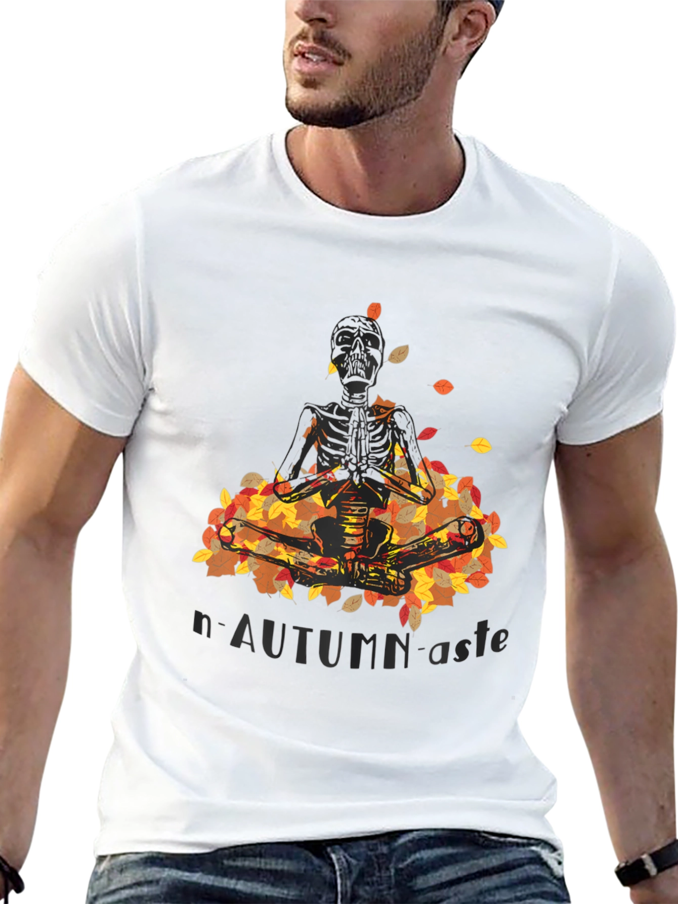 Autumn Yoga Skeleton T-Shirt