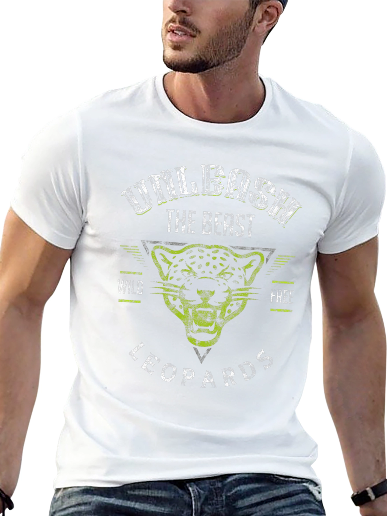 Unleash the Beast Leopard Graphic Tee
