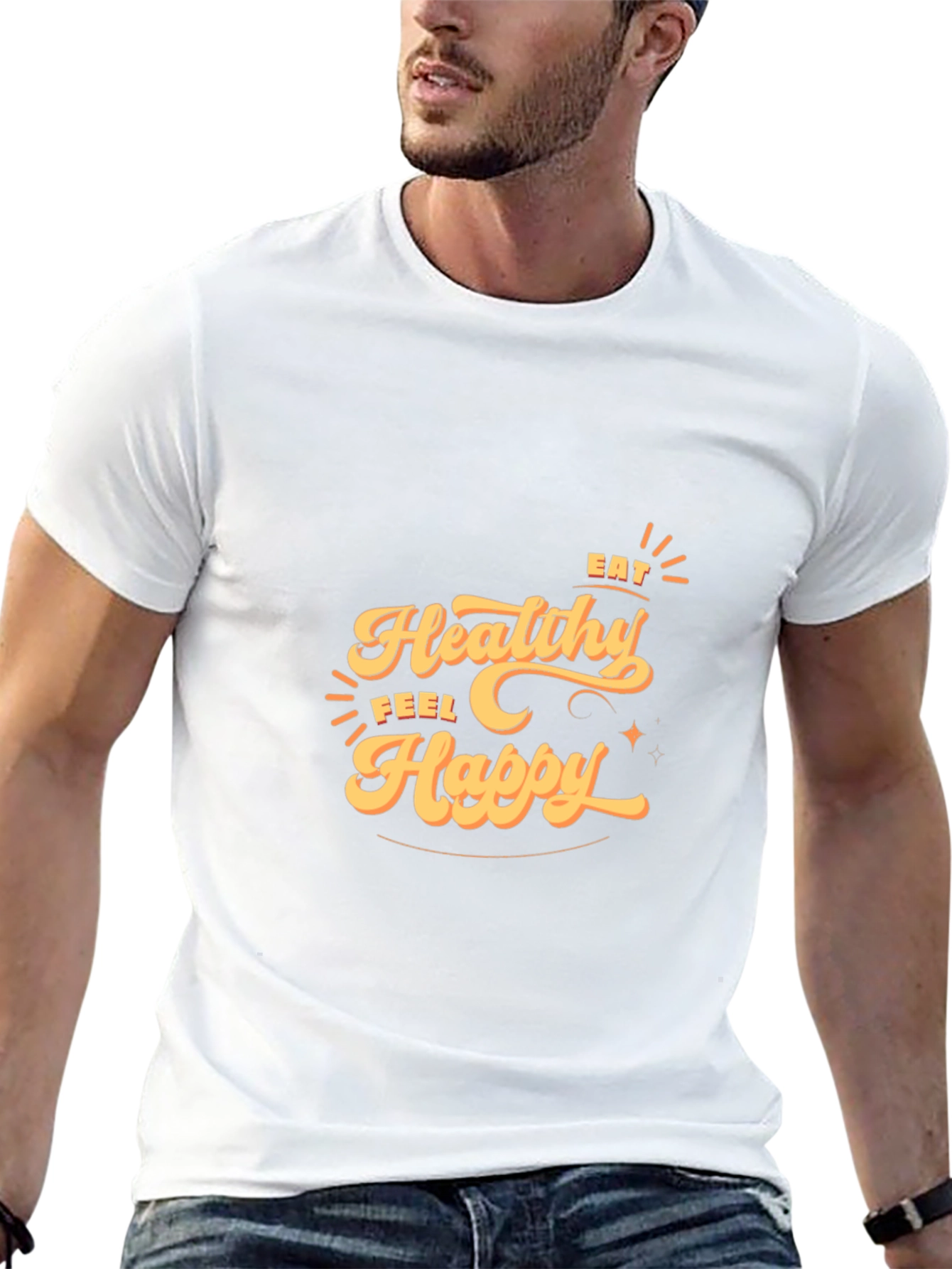 Eat Healthy Feel Happy T-Shirt