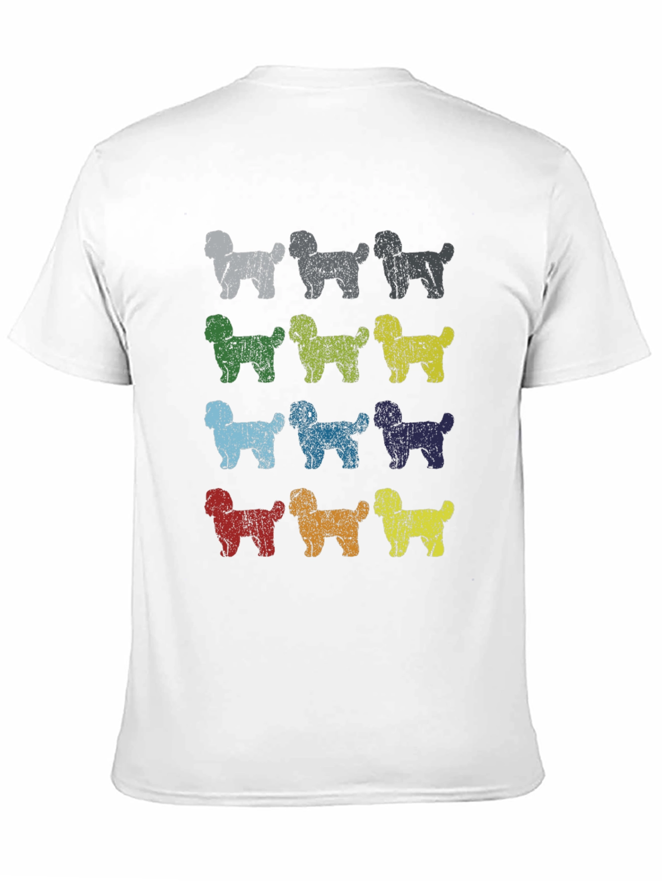 Retro Dog Breed Print Tee | Casual Graphic T-Shirt