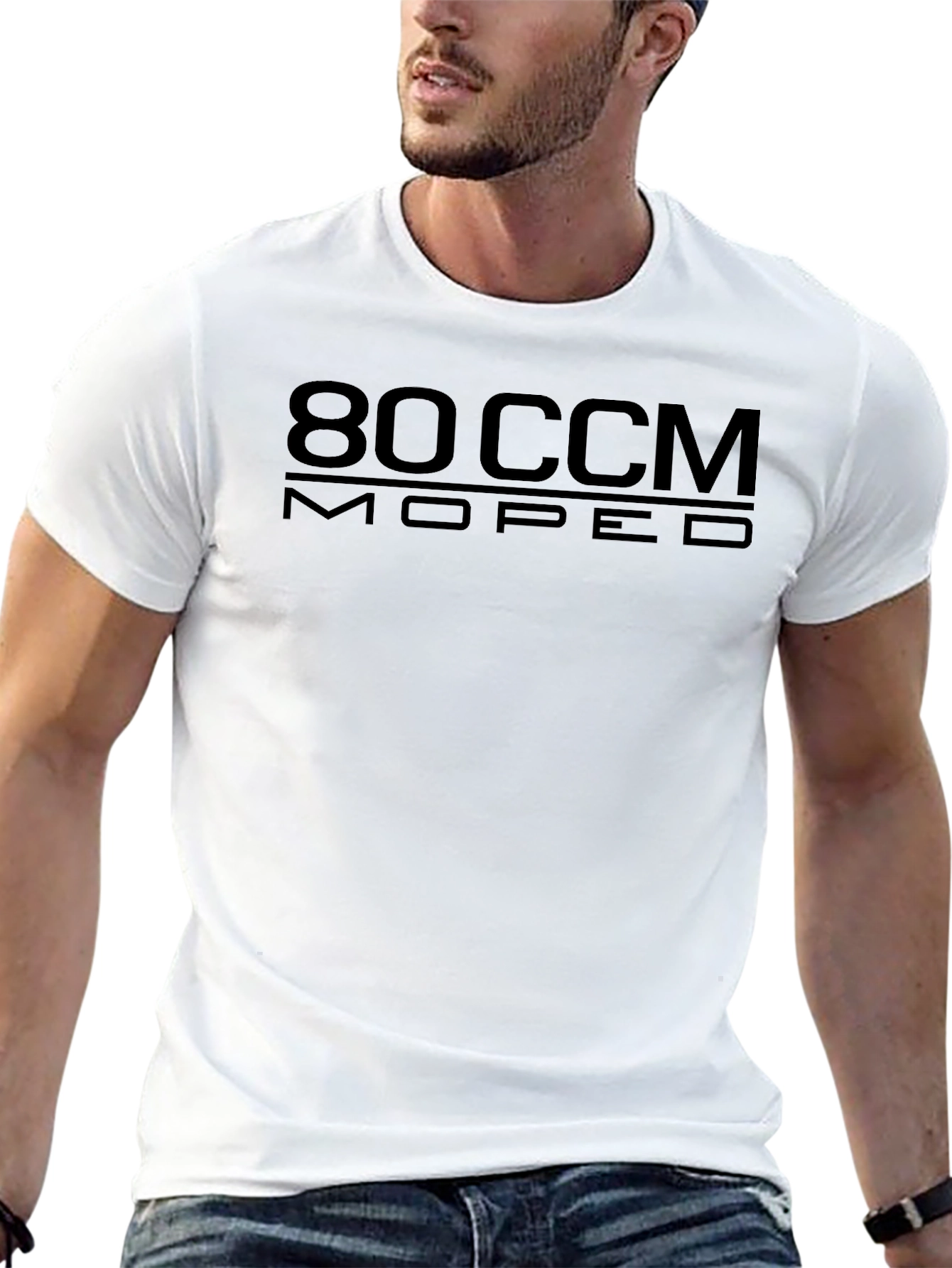 80ccm Moped Black T-Shirt