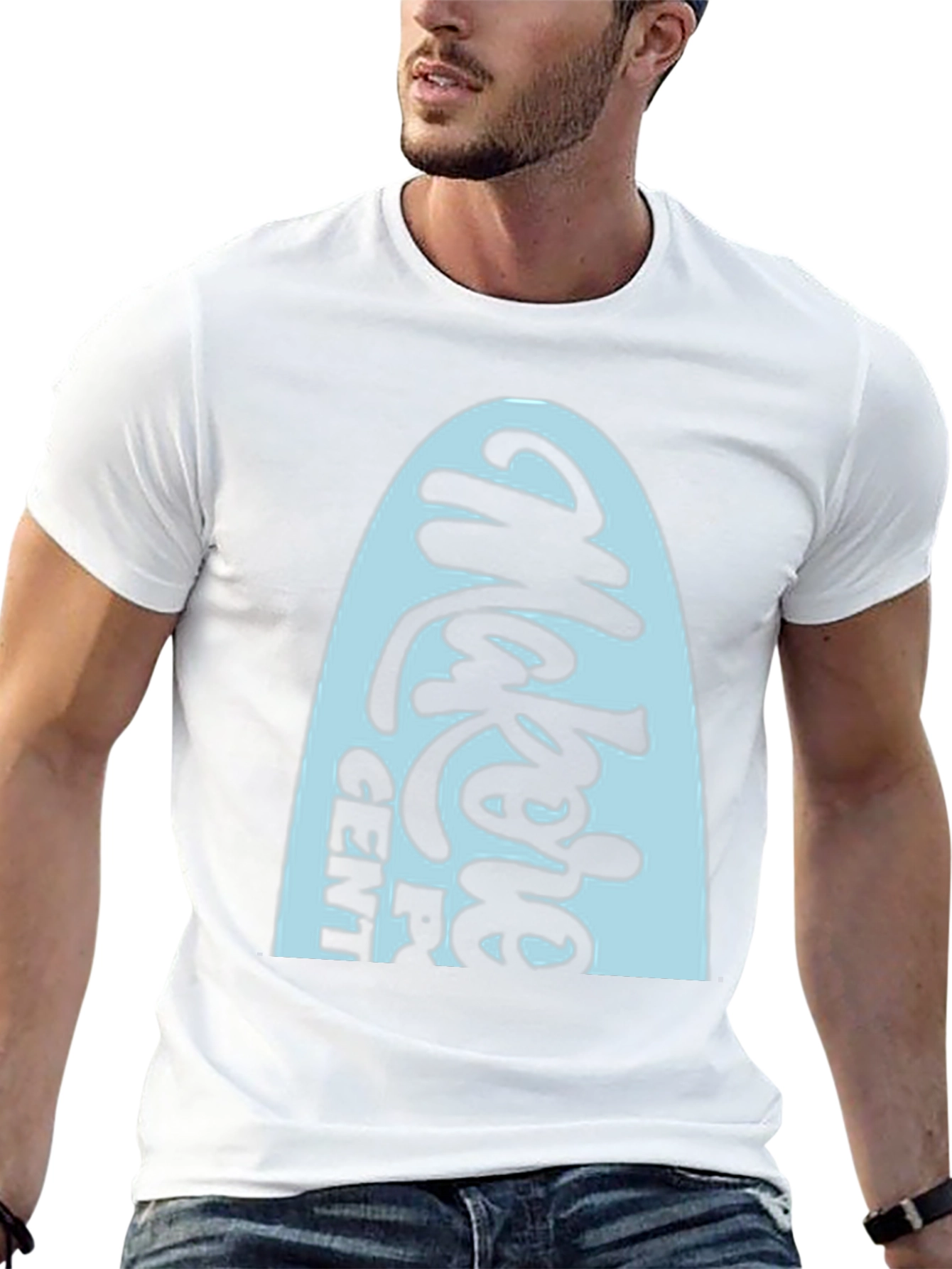 Trendy Graphic Tee: Make It Gentle
