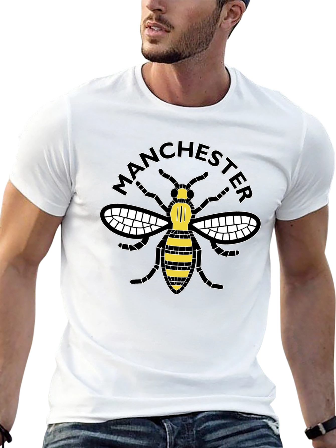 Manchester Bee Graphic T-Shirt