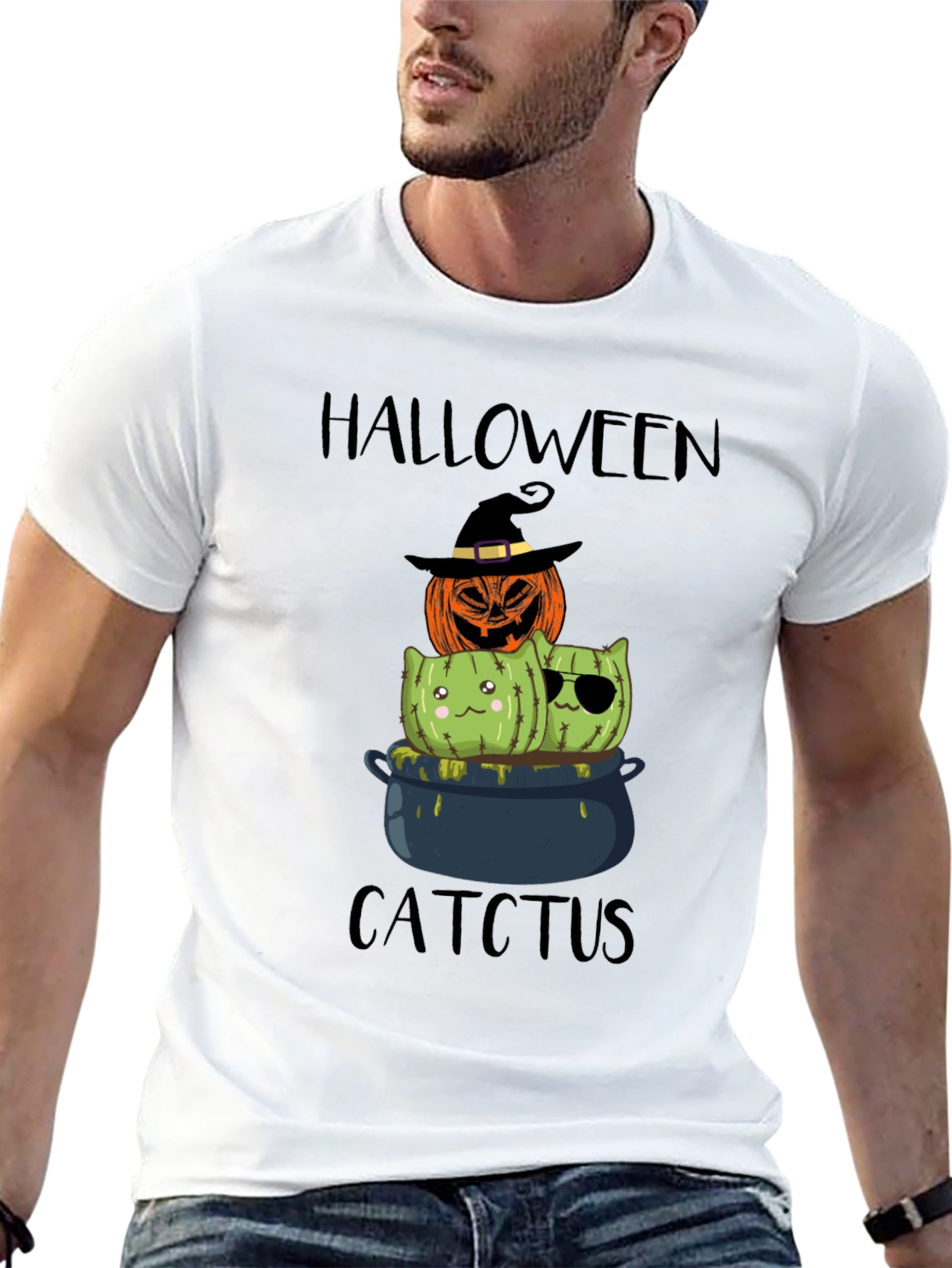 Halloween Catctus T-Shirt