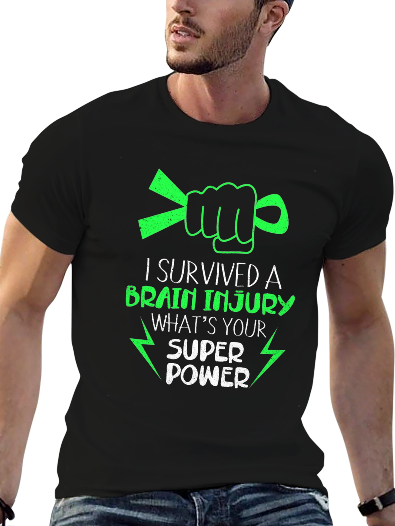 Brain Injury Survivor T-Shirt - Super Power Tee