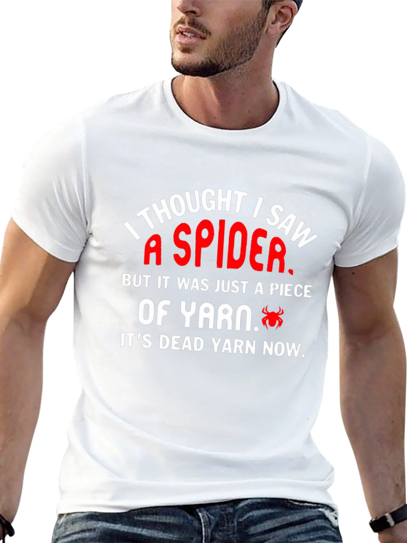 Funny Spider Yarn T-Shirt