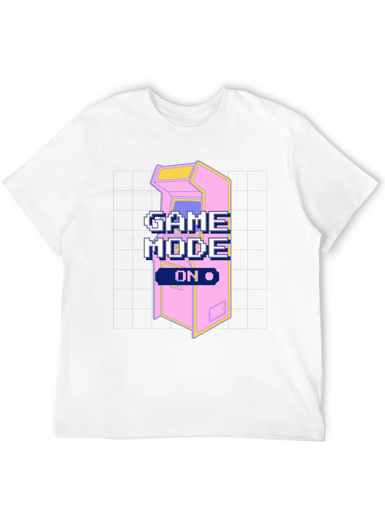 Retro Gamer Mode On Black T-Shirt