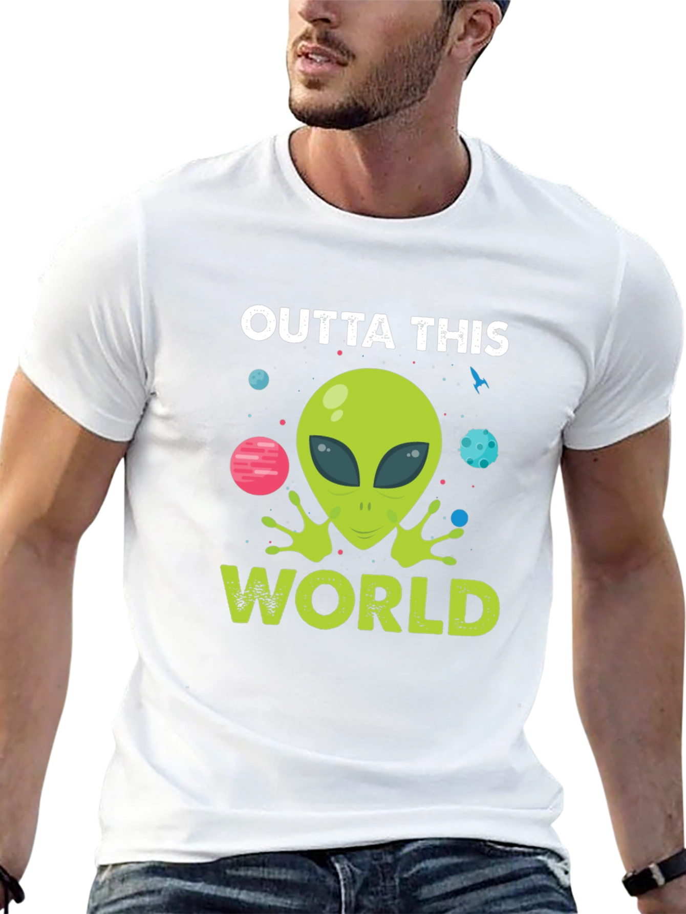 Outta This World Alien Graphic Tee