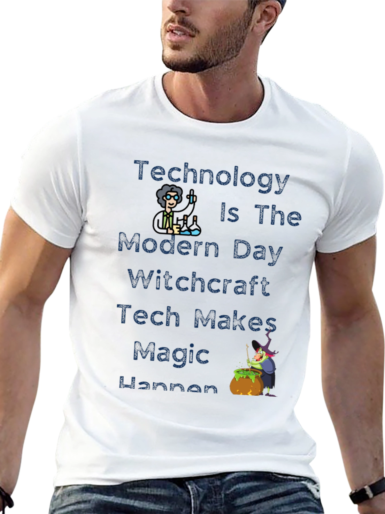 Tech Makes Magic T-Shirt - Modern Day Witchcraft