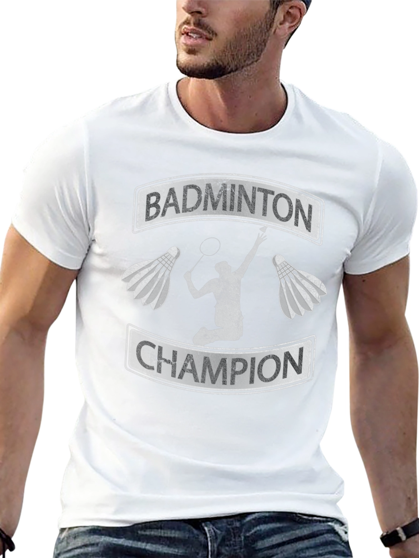 Badminton Champion Graphic Tee