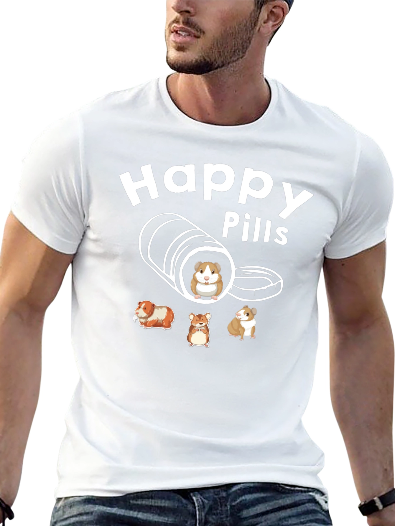 Happy Pills Guinea Pig T-Shirt