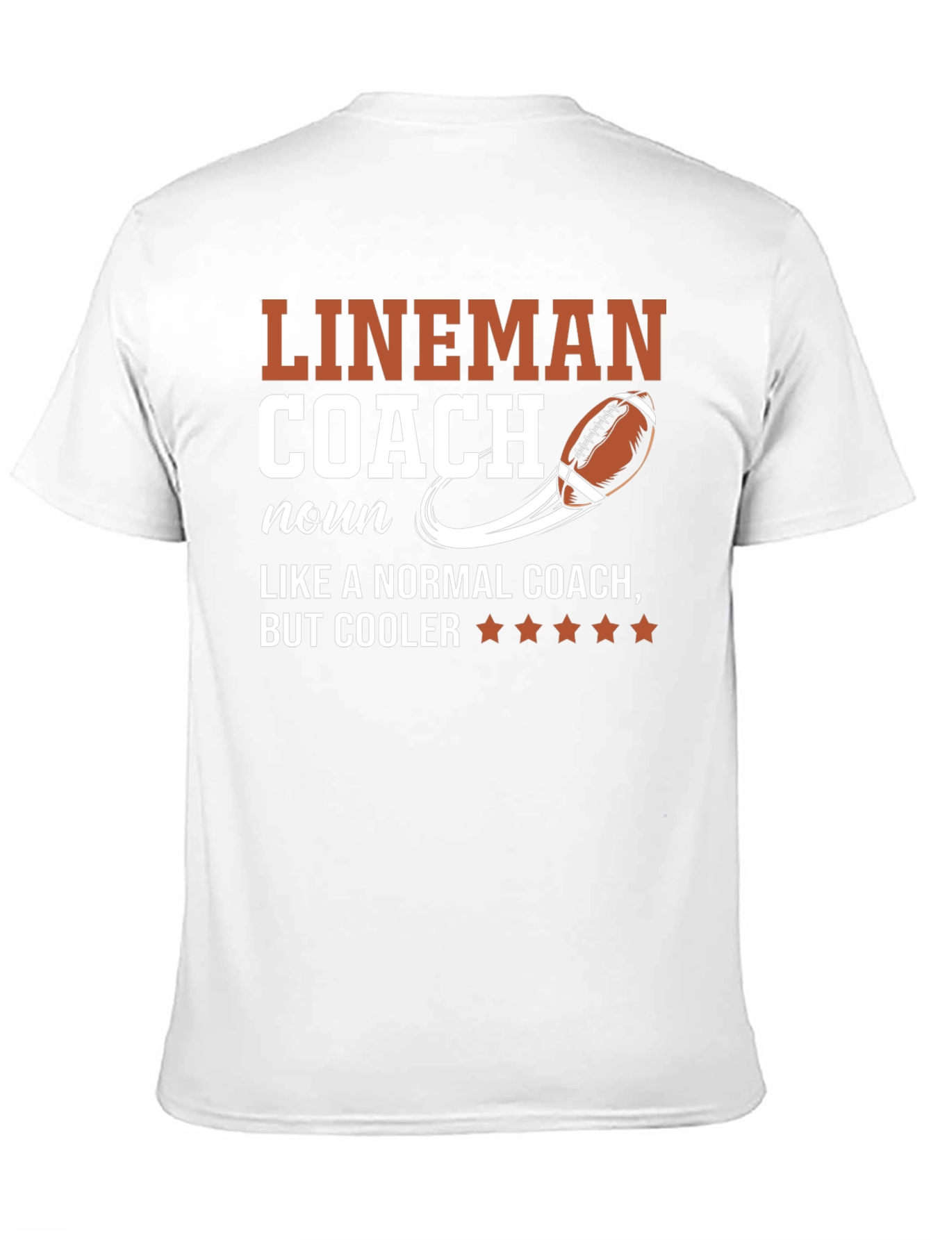 Lineman Coach T-Shirt - Cool Football Coach Apparel