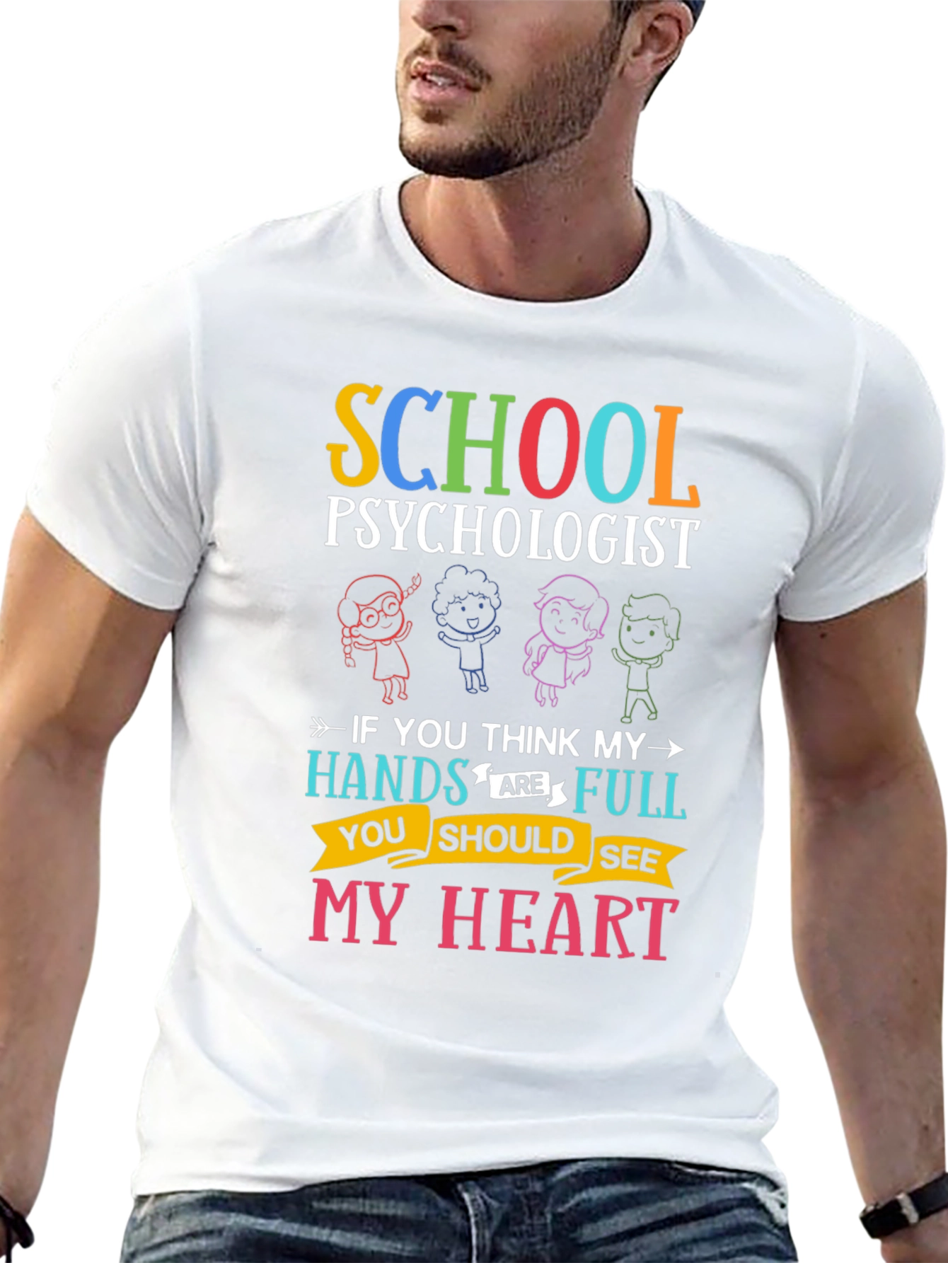 School Psychologist Graphic T-Shirt