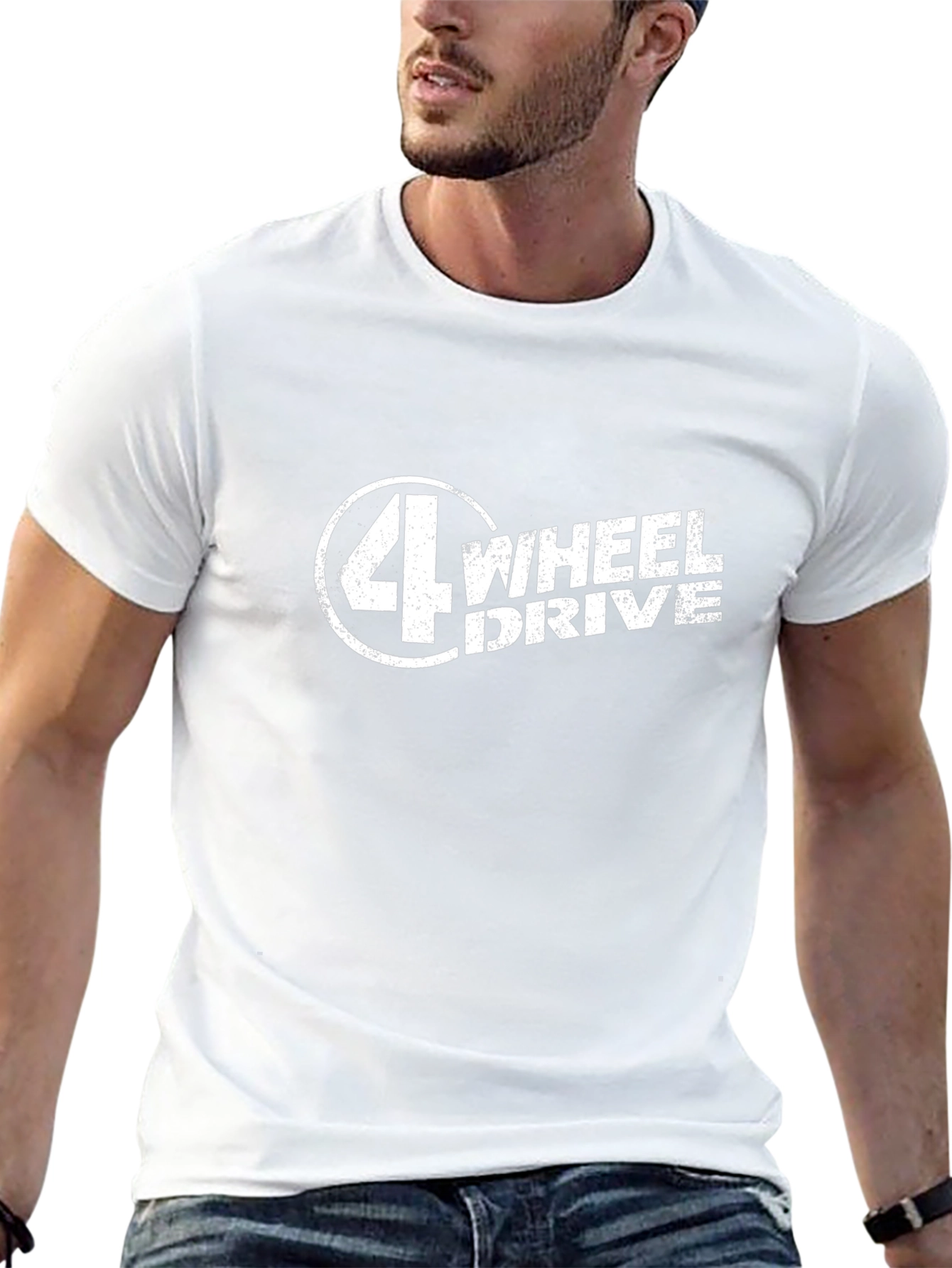 4 Wheel Drive Graphic Tee - Black