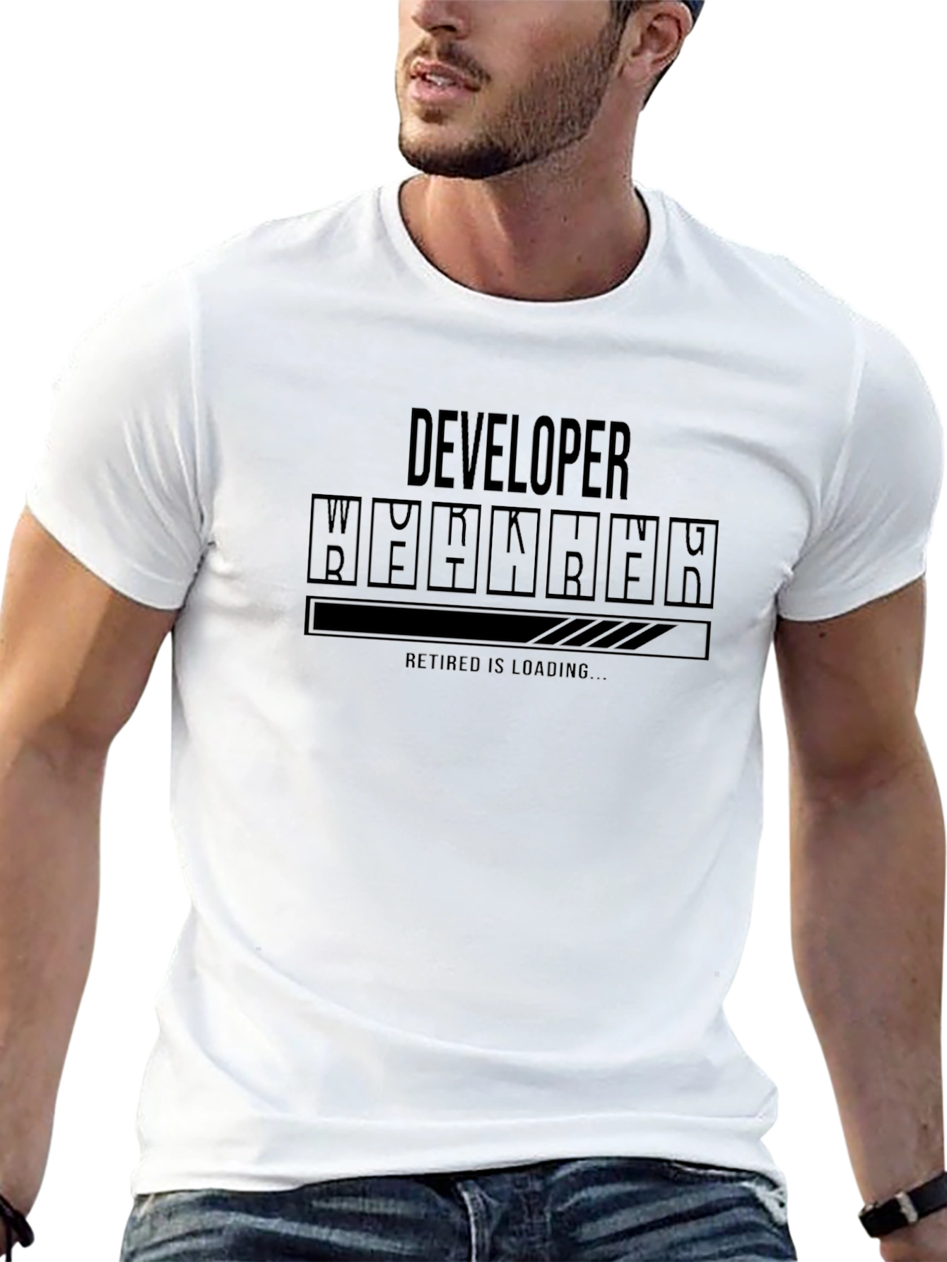Developer Loading Retirement T-Shirt