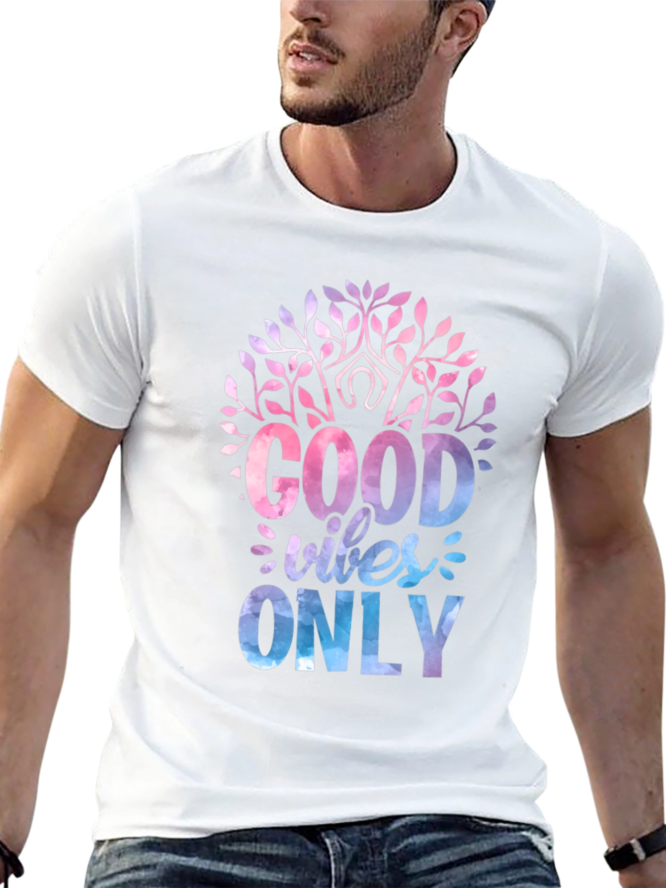 Good Vibes Only Black Graphic Tee