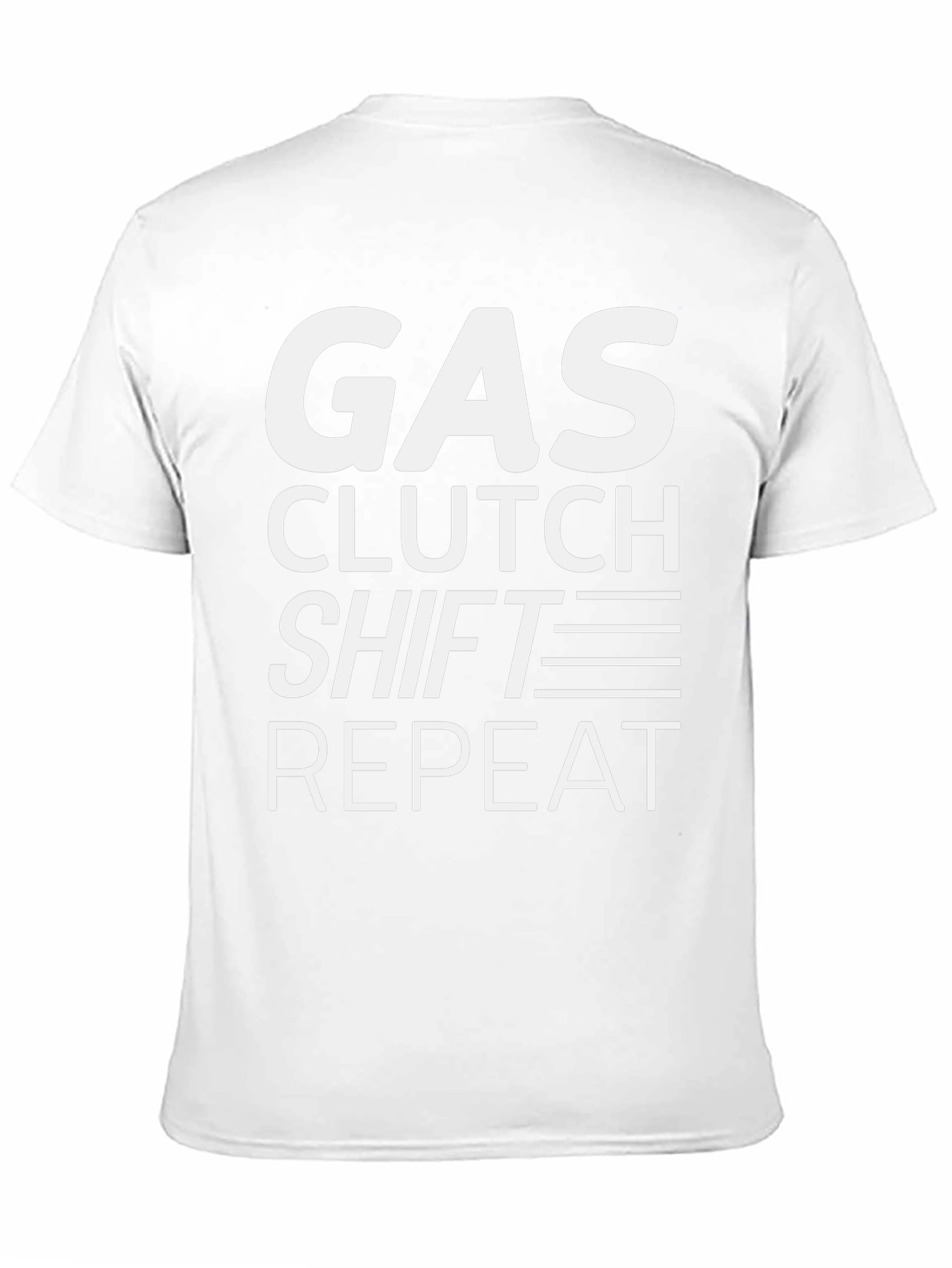 Gas Clutch Shift Repeat Graphic Tee