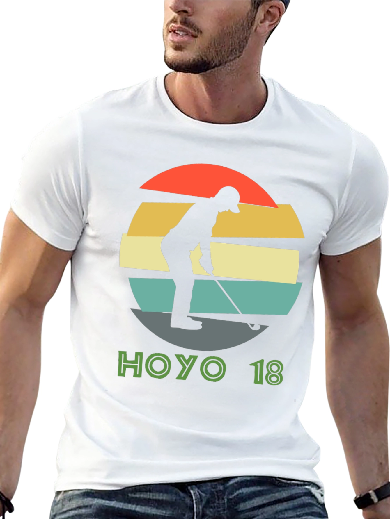 Hoyo 18 Golf Silhouette T-Shirt