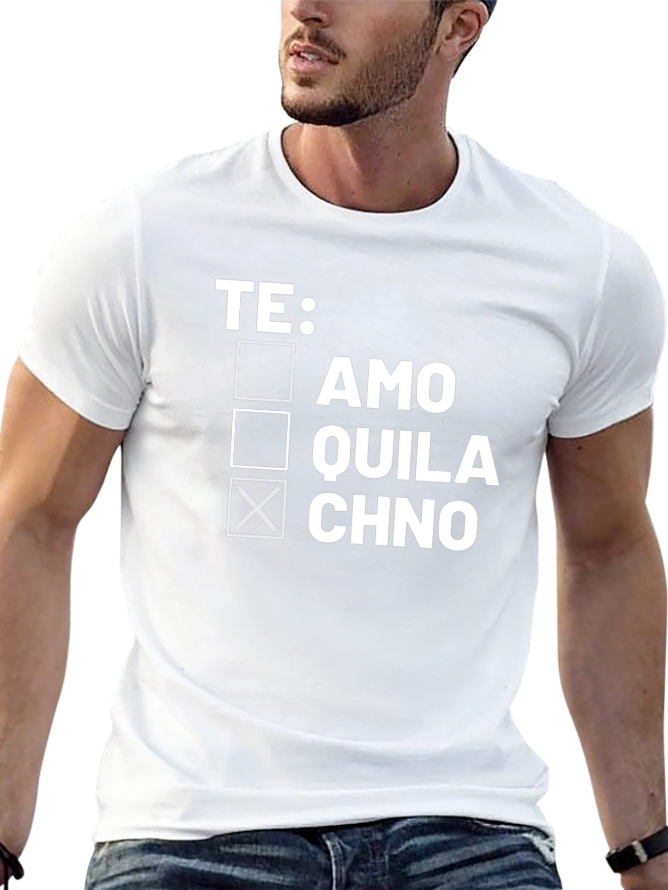 Funny Spanish Te Quila Chno Graphic Tee