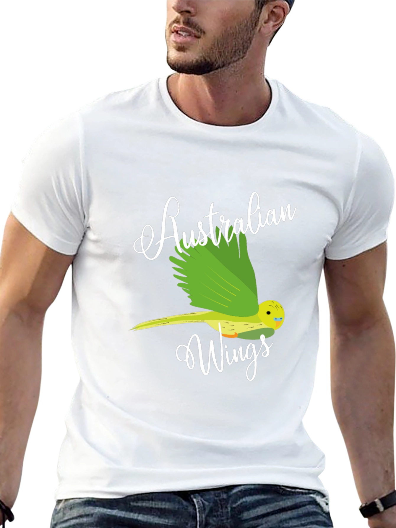 Australian Wings Graphic Tee - Black Unisex T-Shirt