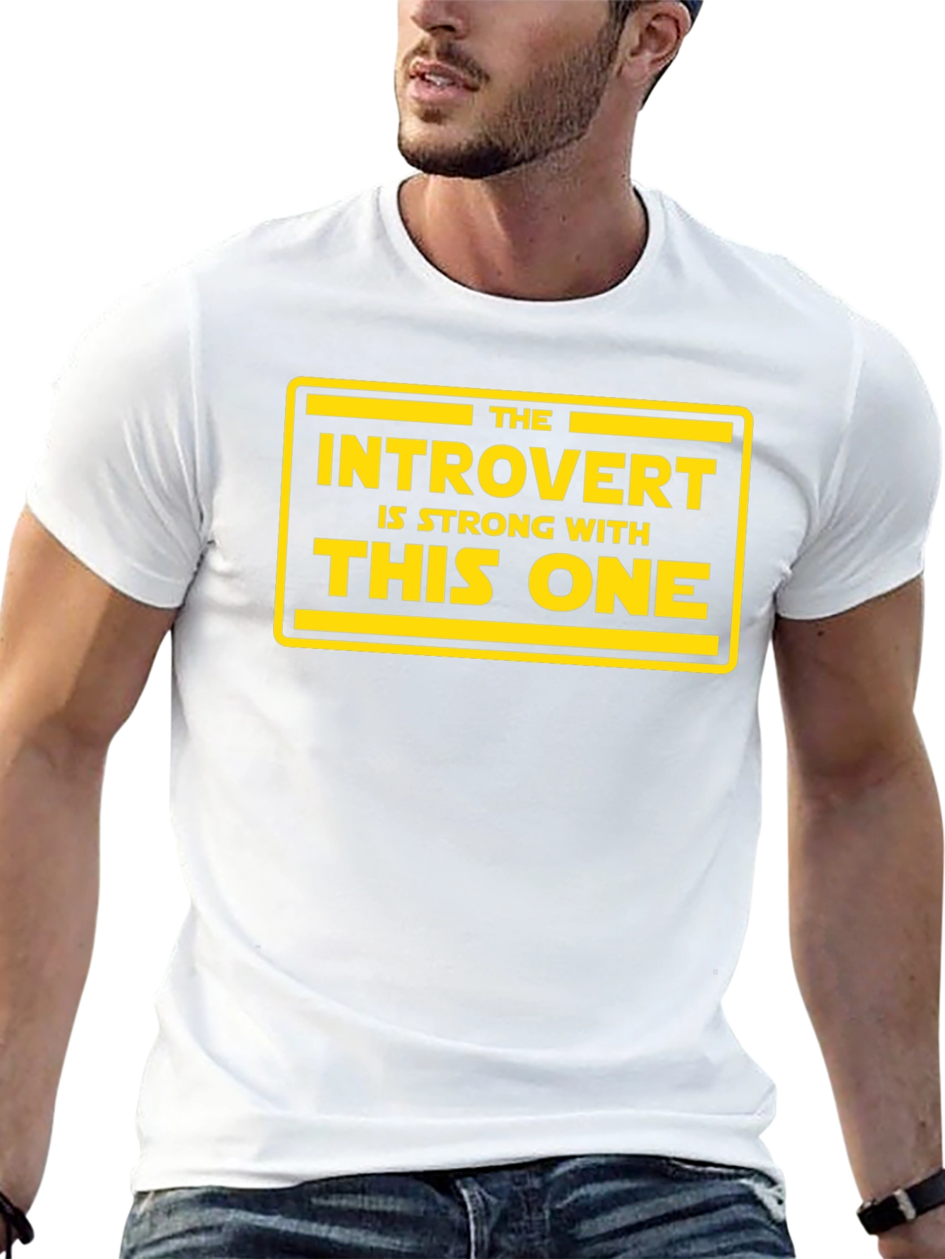 Introvert Strong With This One Graphic Tee