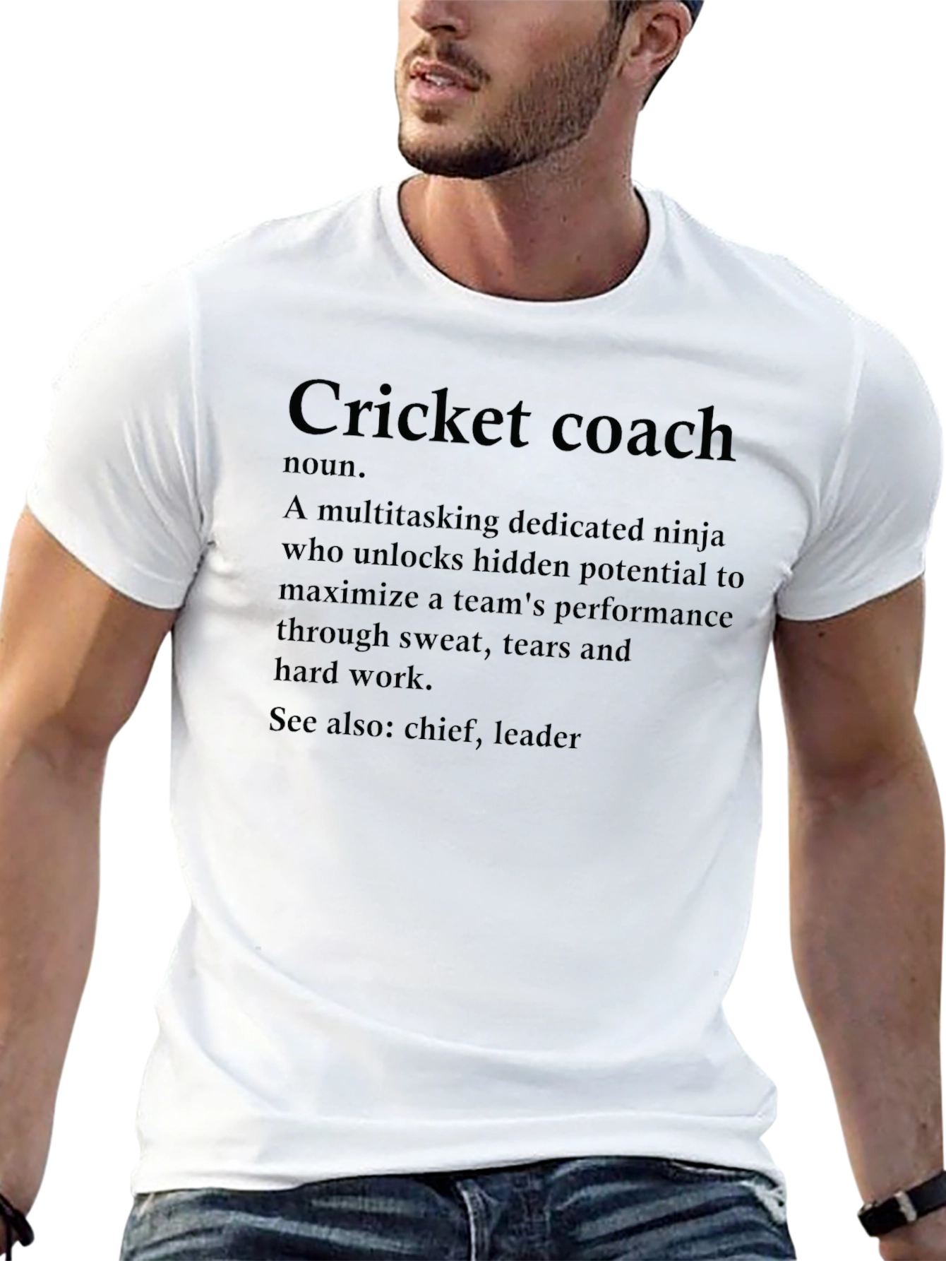Cricket Coach Definition Graphic Tee
