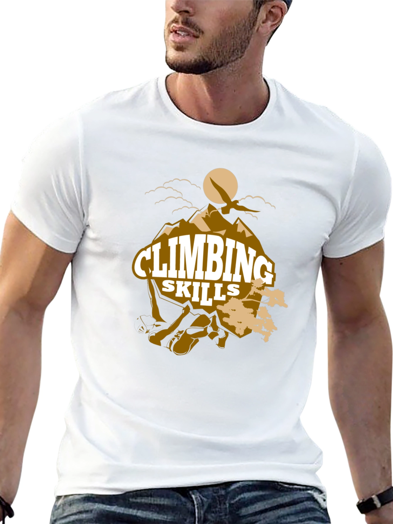 Climbing Skills Graphic Print T-Shirt