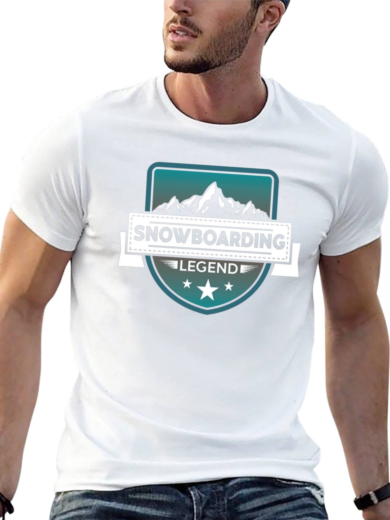 Snowboarding Legend Black T-Shirt