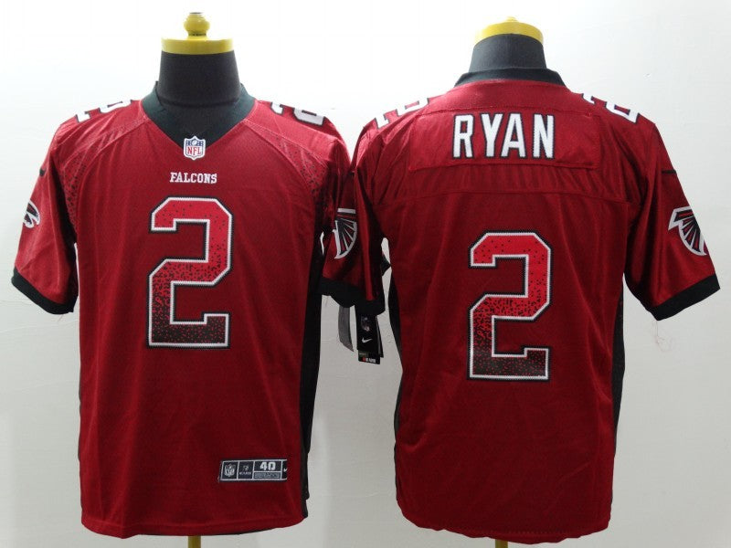 Men's Atlanta Falcons Matt Ryan #2 Red Game Player Jerseys