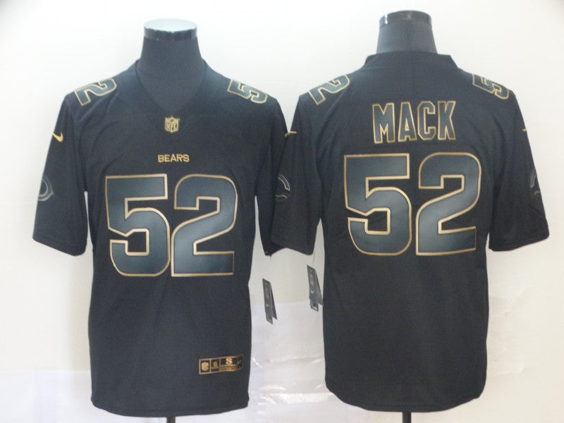 Men's Chicago Bears #52 Khalil Mack Black Alternate Game Jerseys
