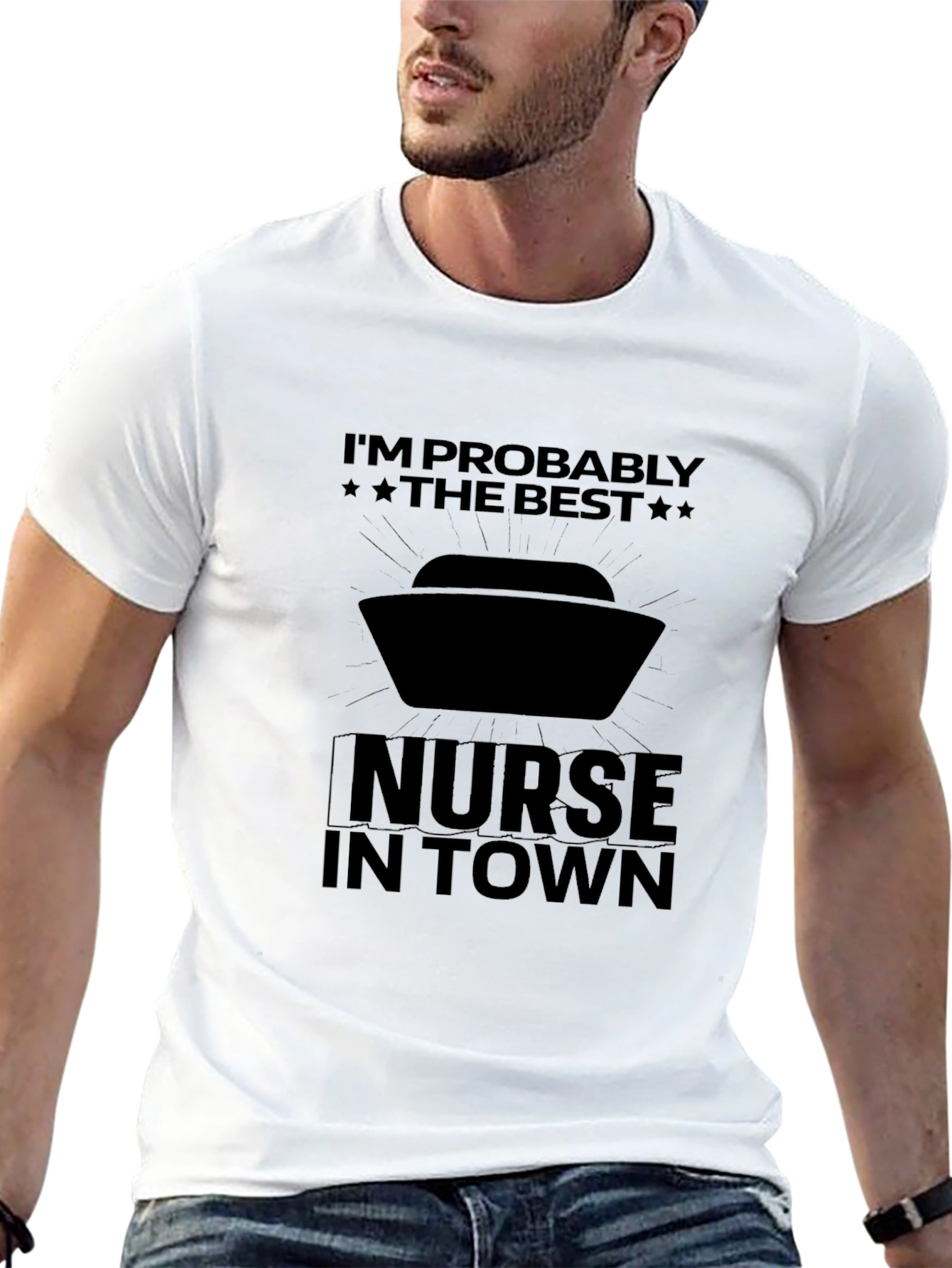 Best Nurse in Town Graphic Tee