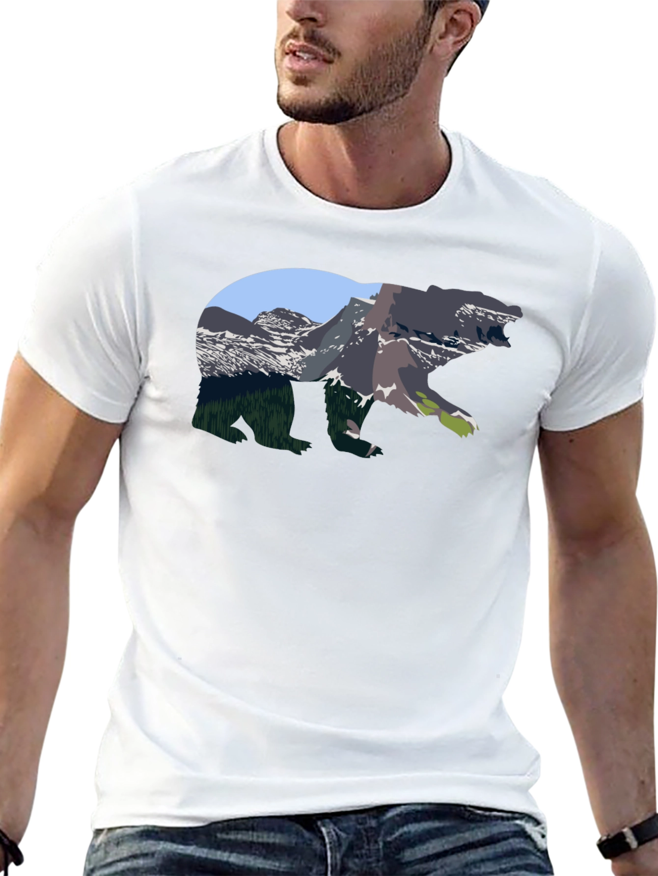 Bear Mountain Graphic T-Shirt - Nature Inspired Tee