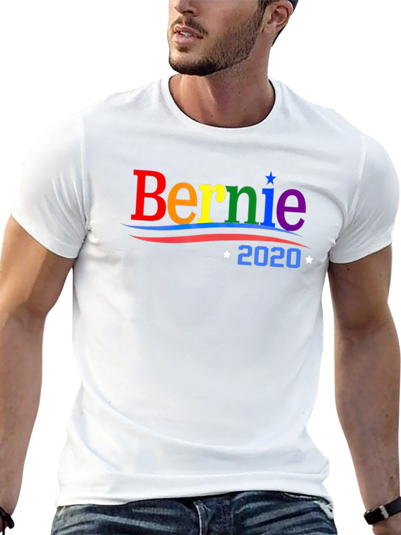 Bernie 2020 Rainbow T-Shirt