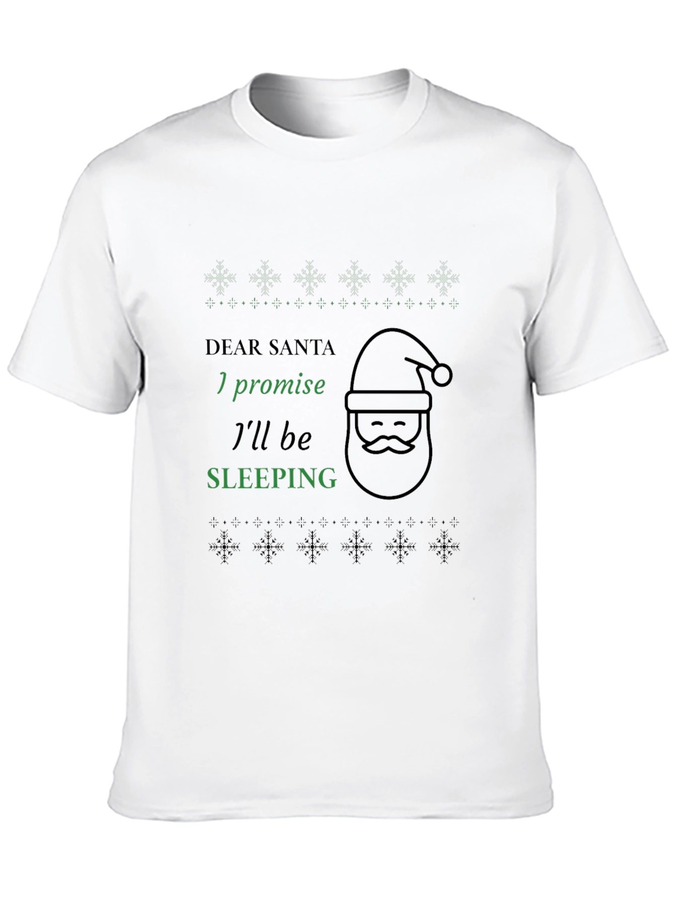 Dear Santa Ill Be Sleeping Graphic Tee