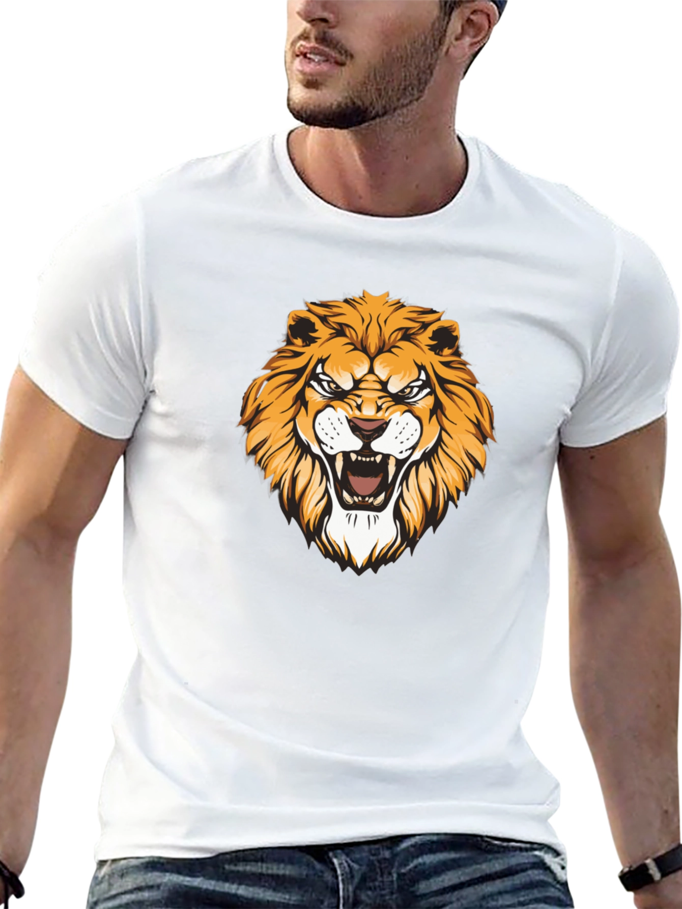 Roaring Lion Graphic Tee - Black