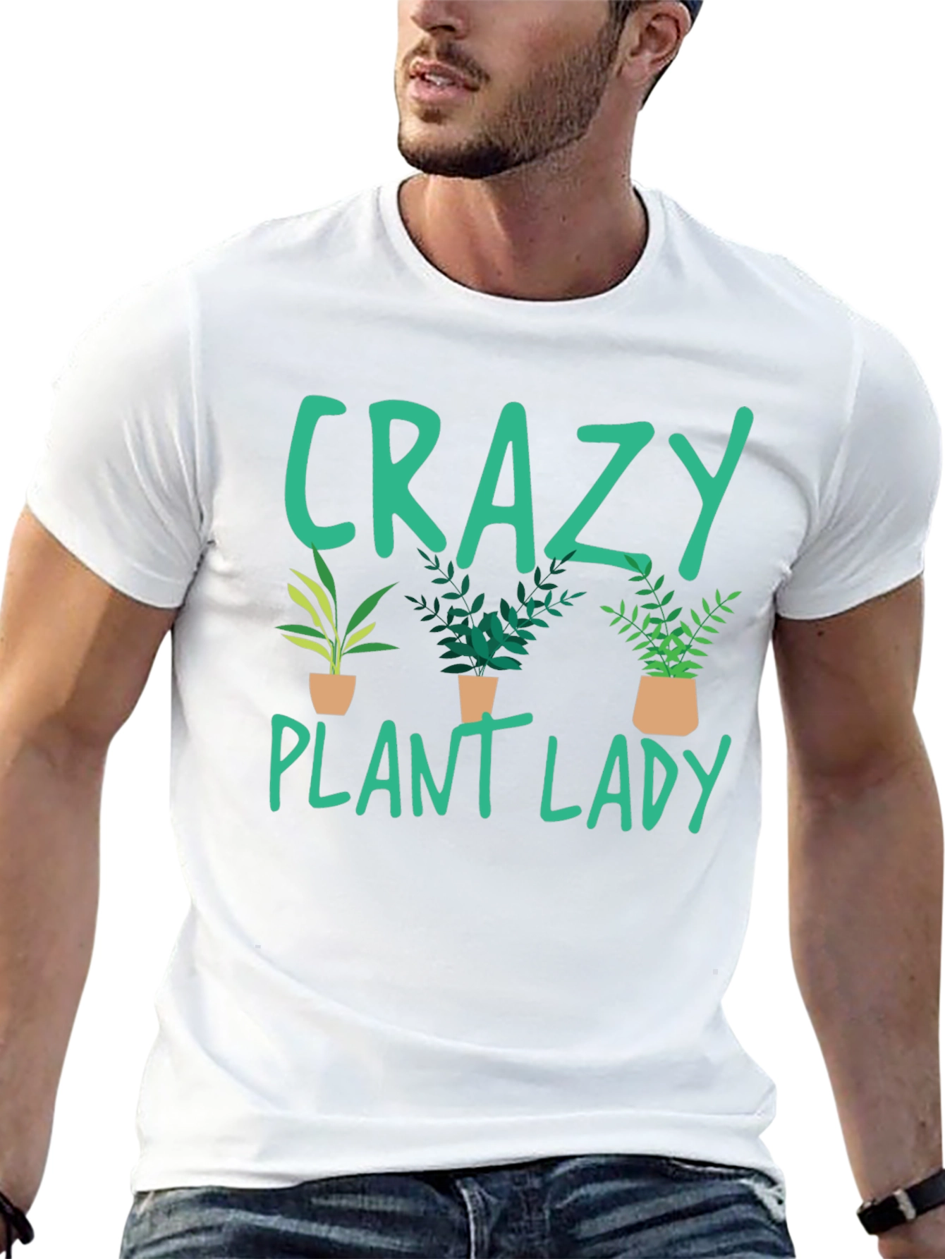 Crazy Plant Lady T-Shirt - Plant Lover Gift