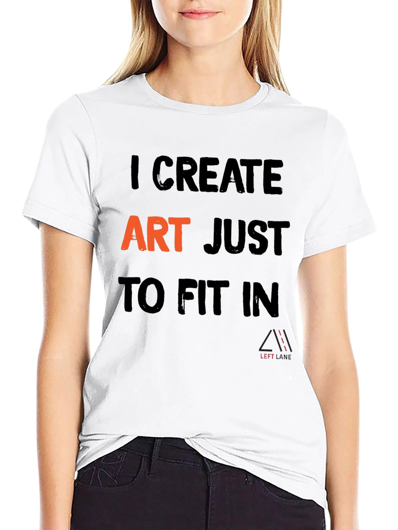 I Create Art T-Shirt - Black Graphic Tee